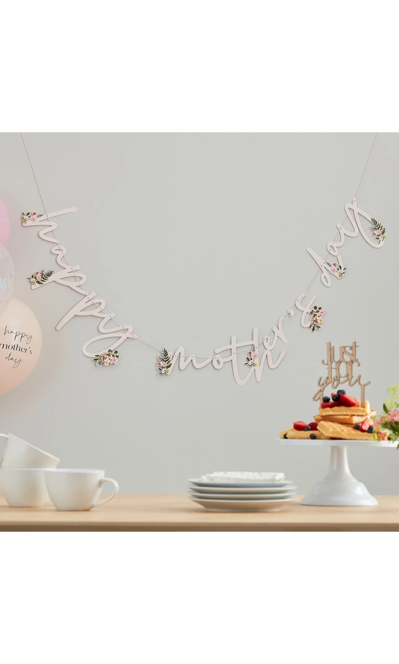 Floral Happy Mother's Day Bunting - 2m