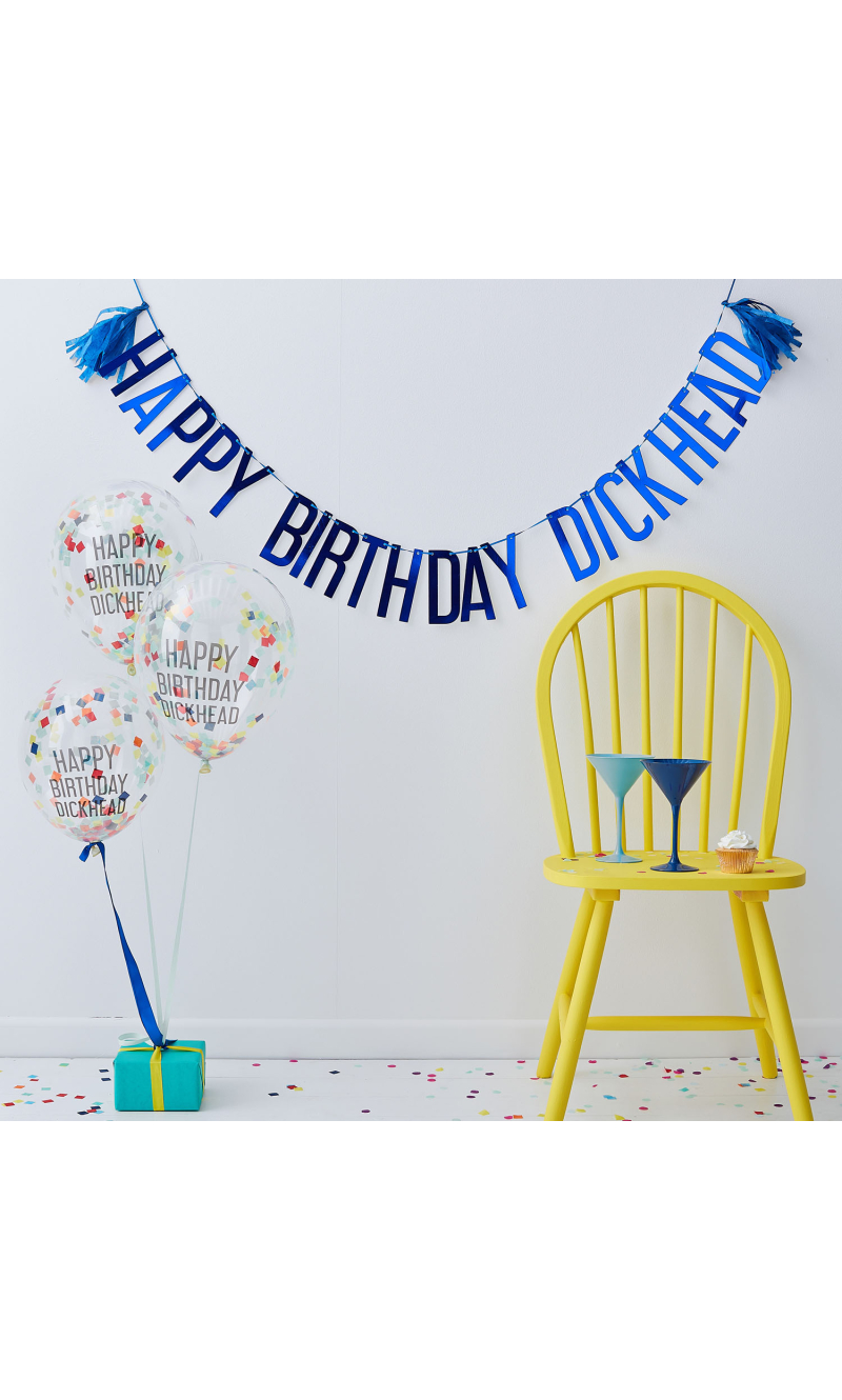 Happy Birthday Dickhead Party Kit