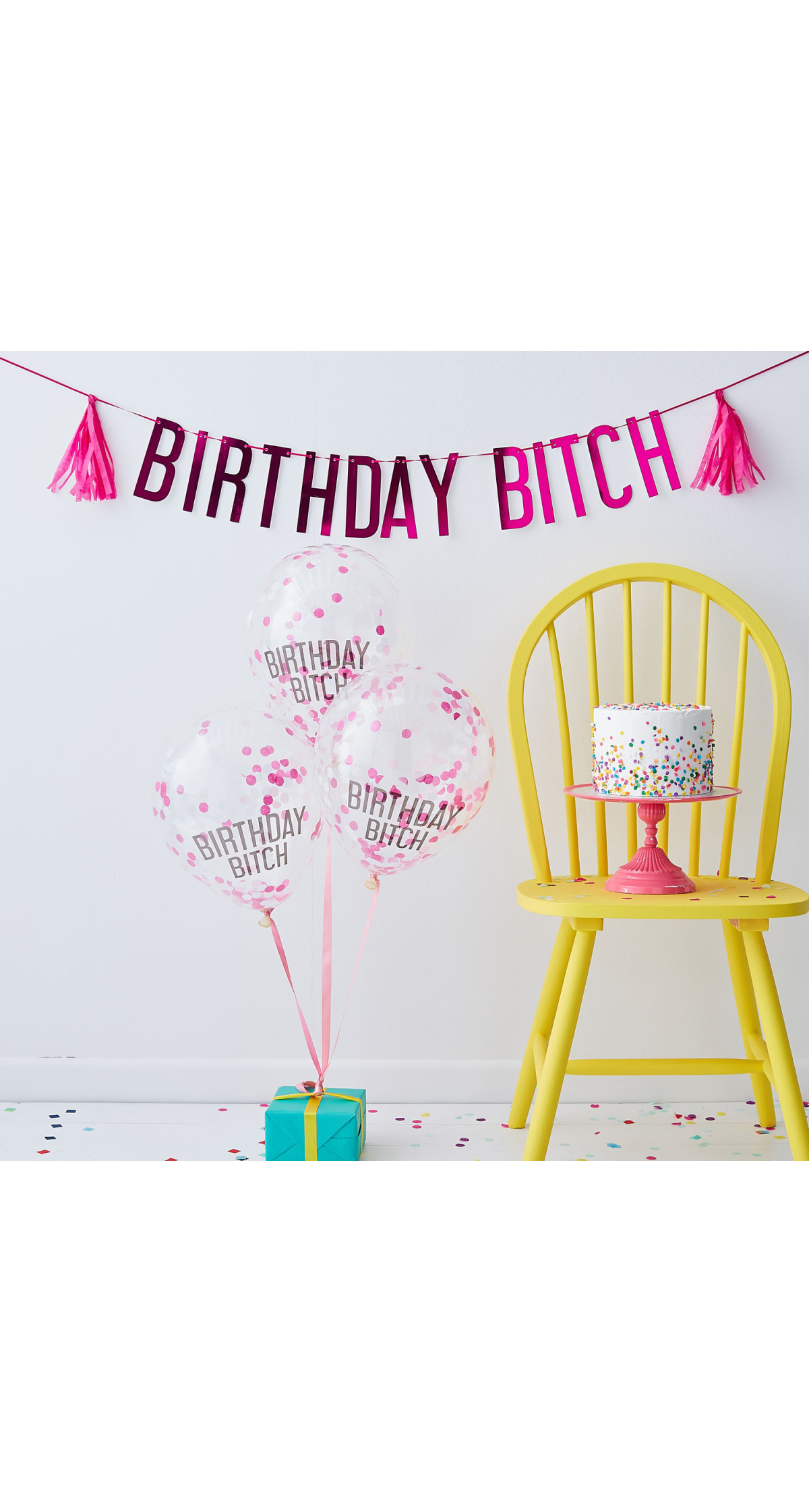 Birthday Bitch Party Balloons & Bunting Kit