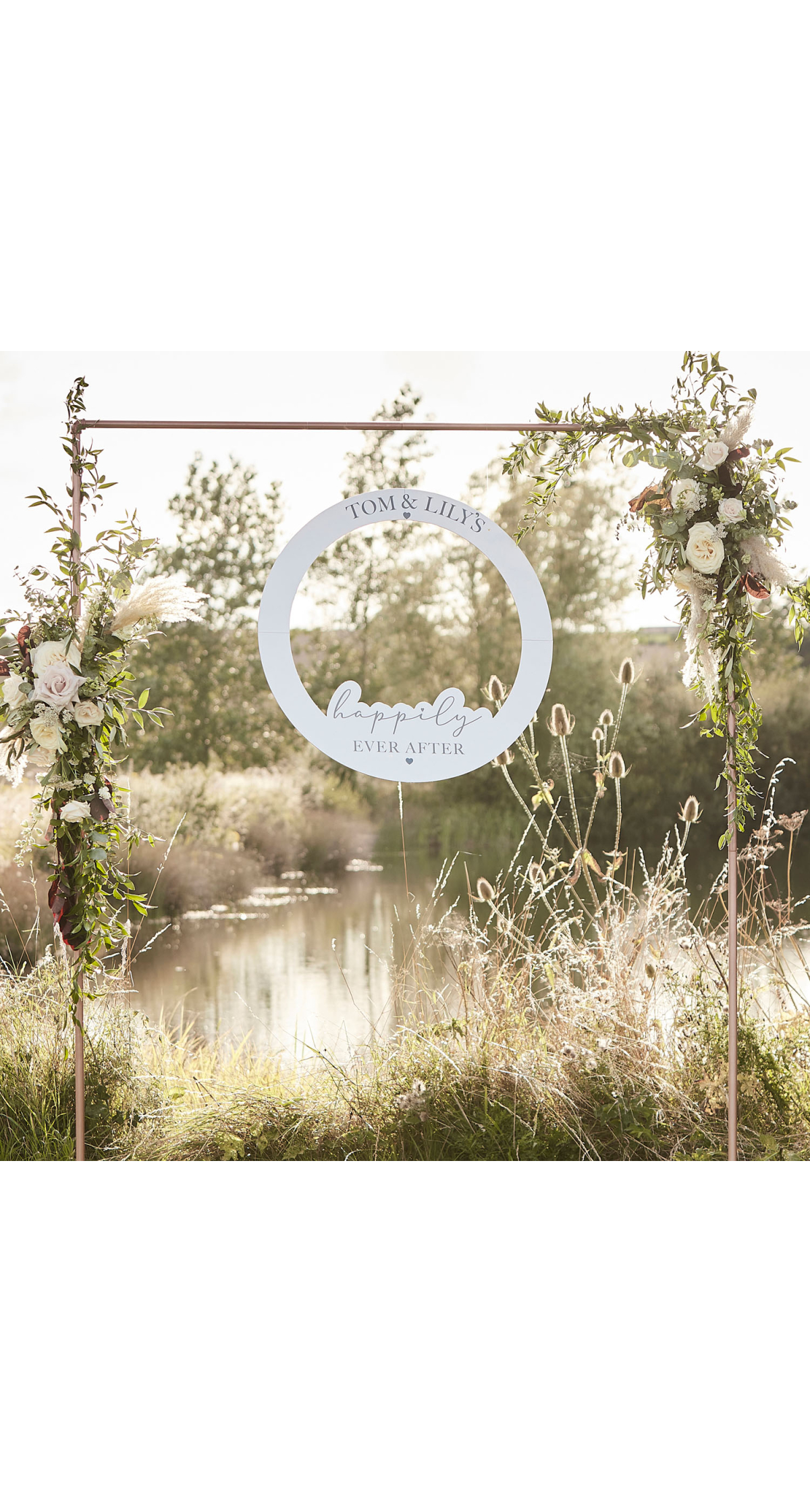 Customisable Wedding Photo Booth Frame - 68cm x 68cm