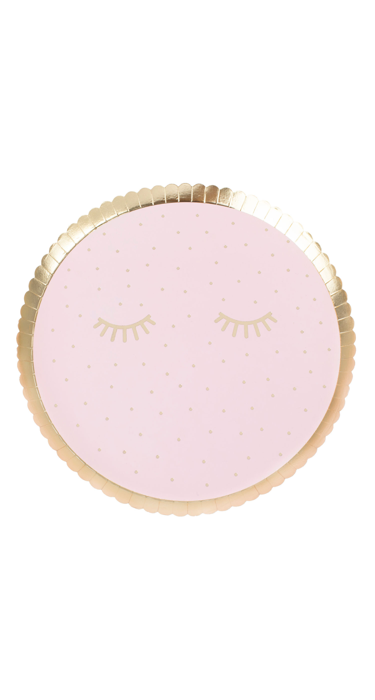 Pink Pamper Party Paper Plates 21.5cm - 8pk