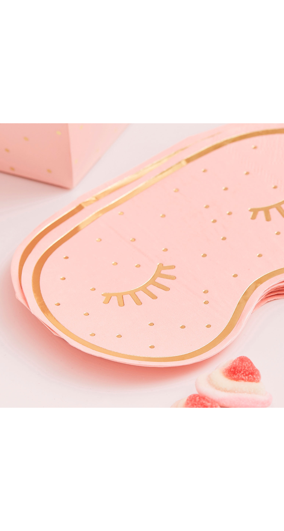 Pink Pamper Party Paper Napkins 16cm x 10cm - 16pk