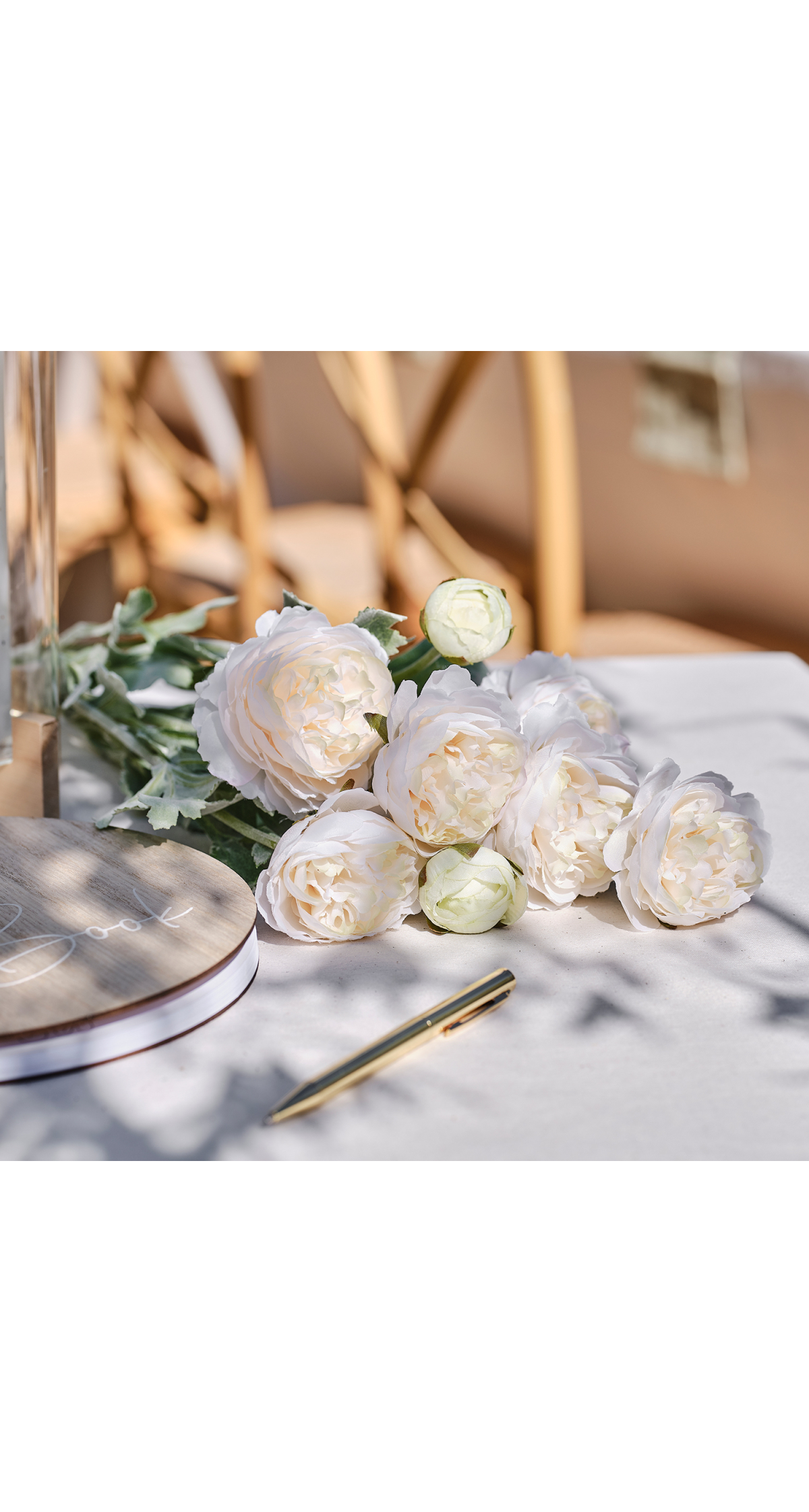 Ranunculus Artificial Foliage Stems 45cm - 3pk