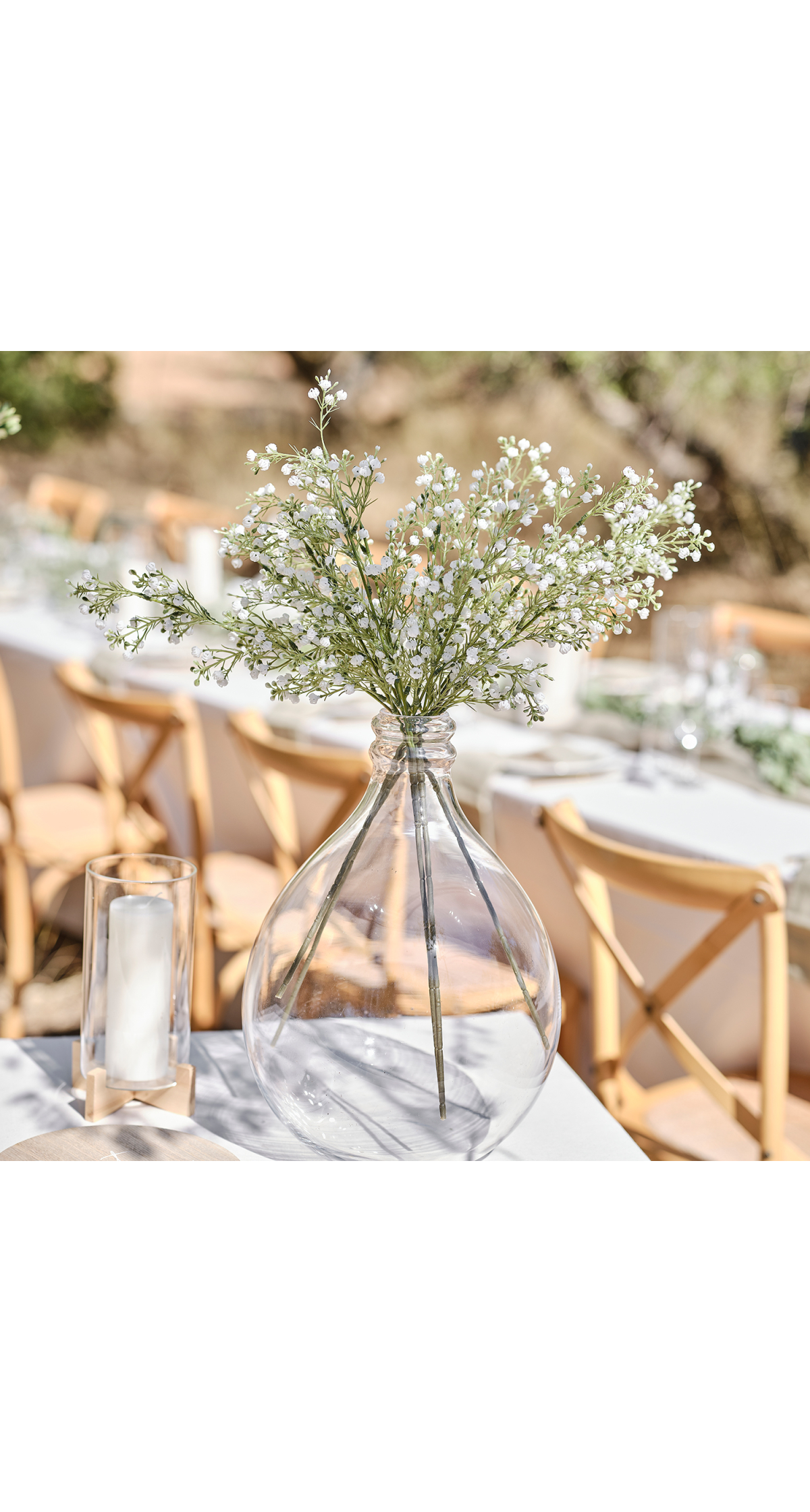 Gypsophilia Artificial Foliage Stems 40cm - 5pk