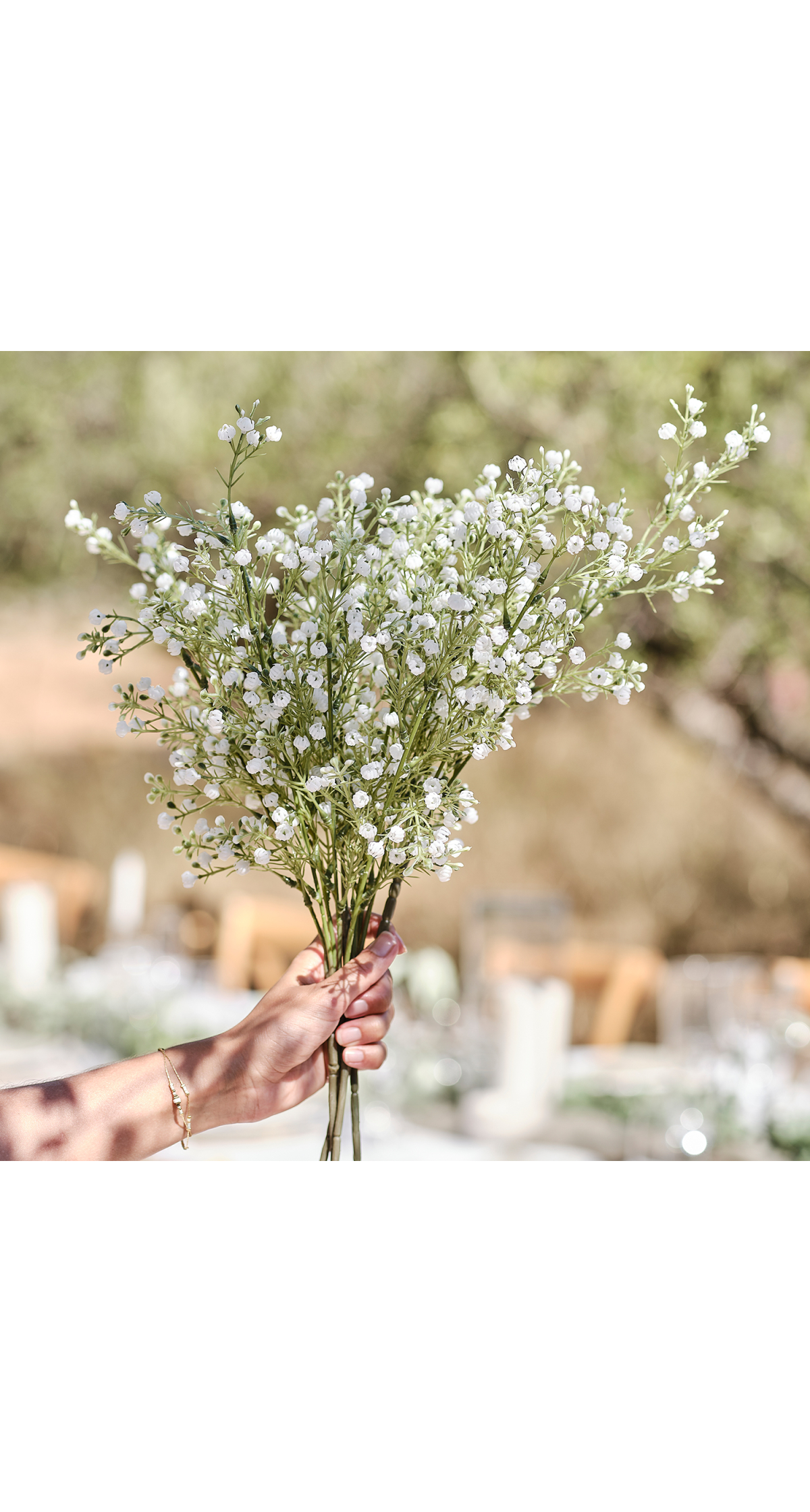 Gypsophilia Artificial Foliage Stems 40cm - 5pk
