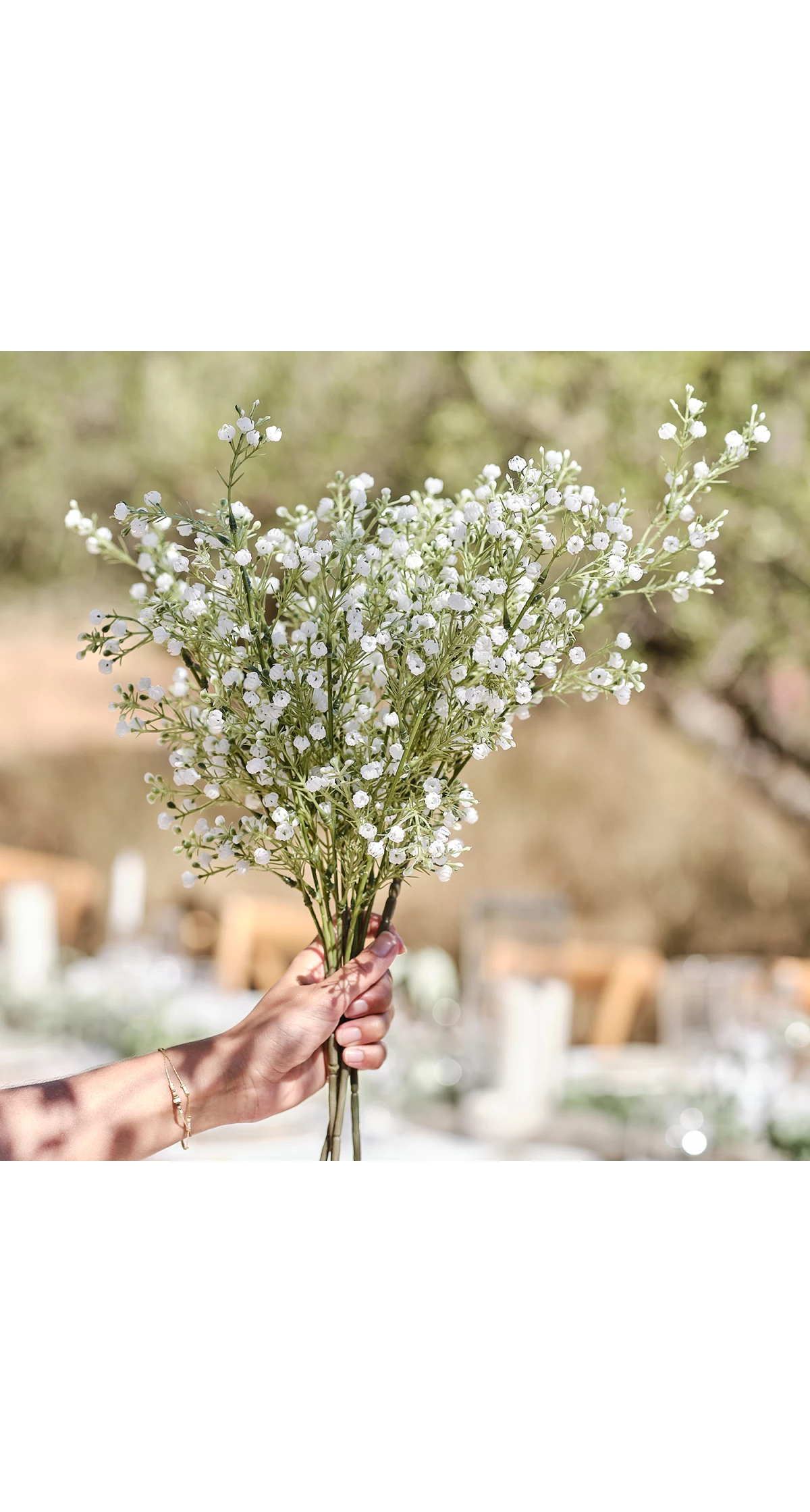 Gypsophilia Artificial Foliage Stems 40cm - 5pk