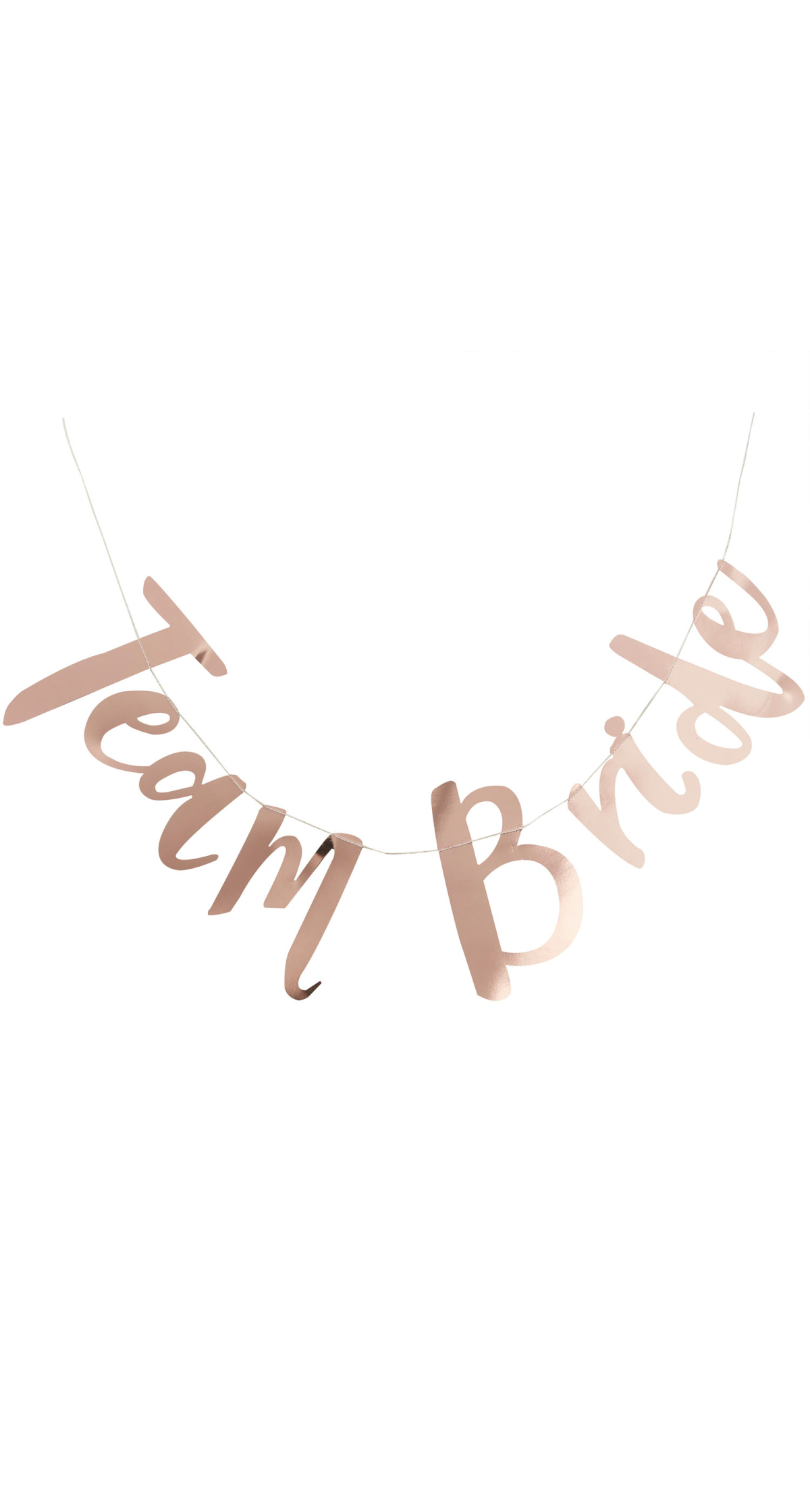 Team Bride Rose Gold Hen Party Bunting Banner - 1.5m