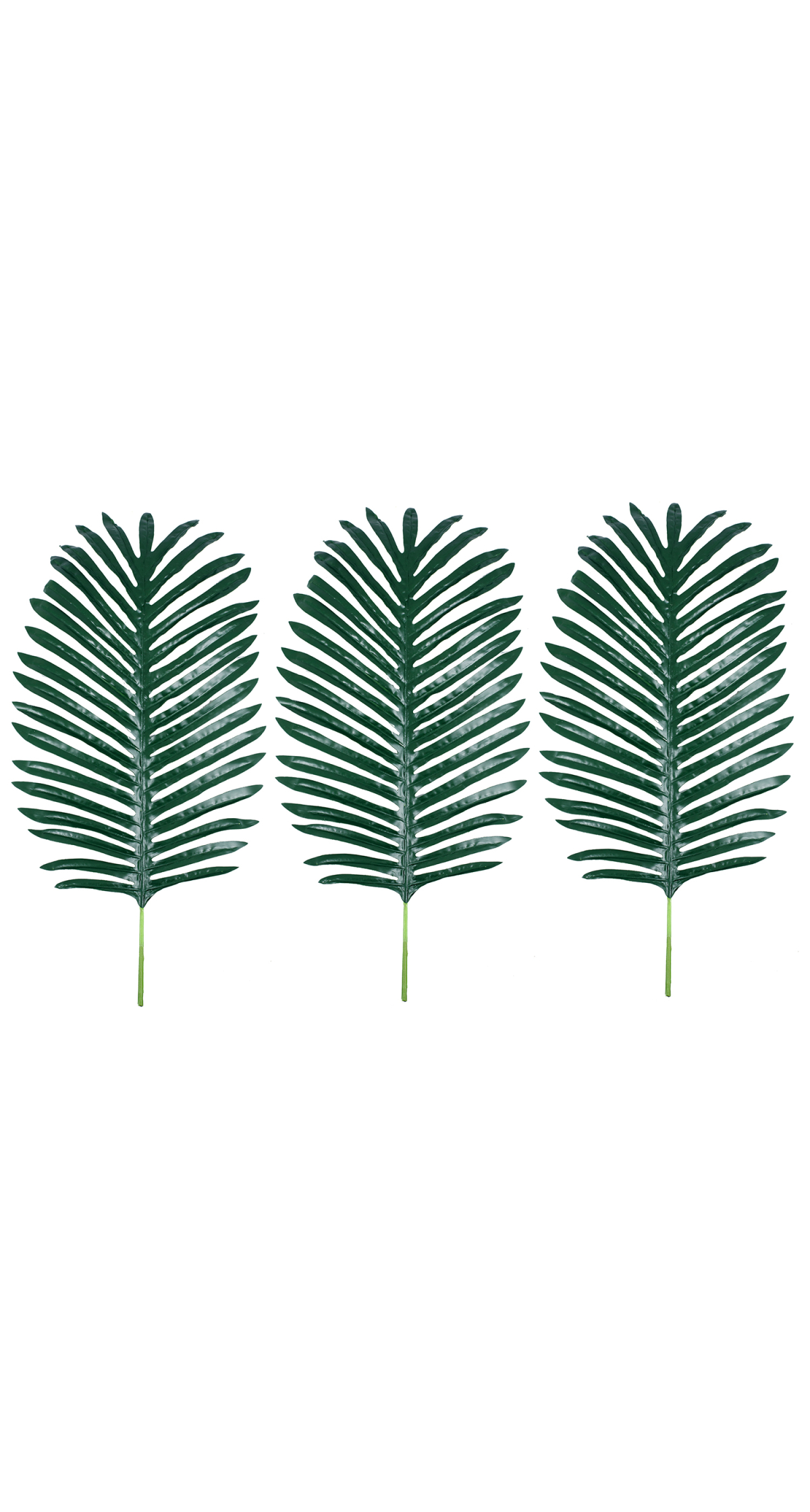 Palm Leaf Foliage Stems Decoration Kit 50cm - 3pk
