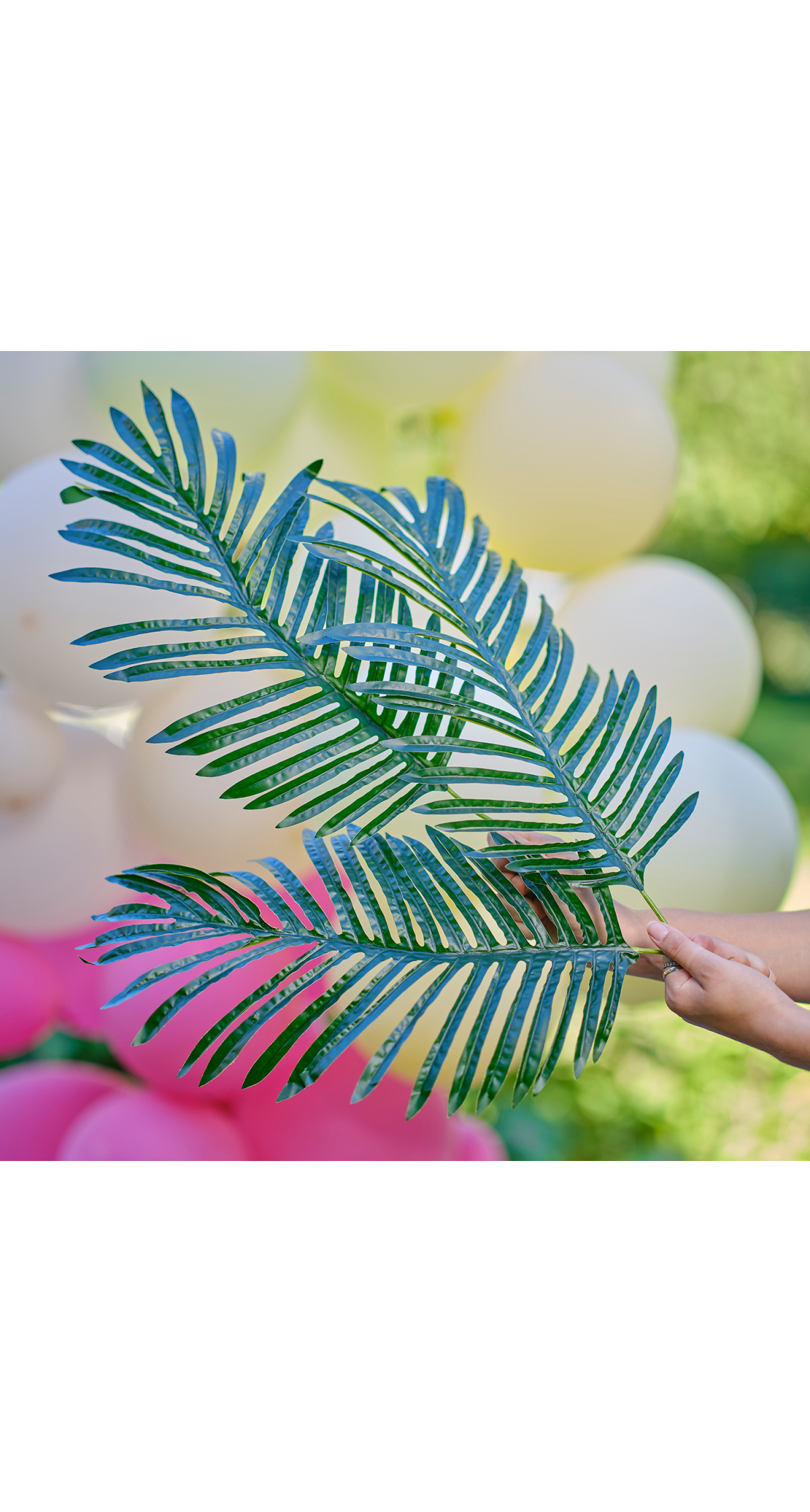 Palm Leaf Foliage Stems Decoration Kit 50cm - 3pk