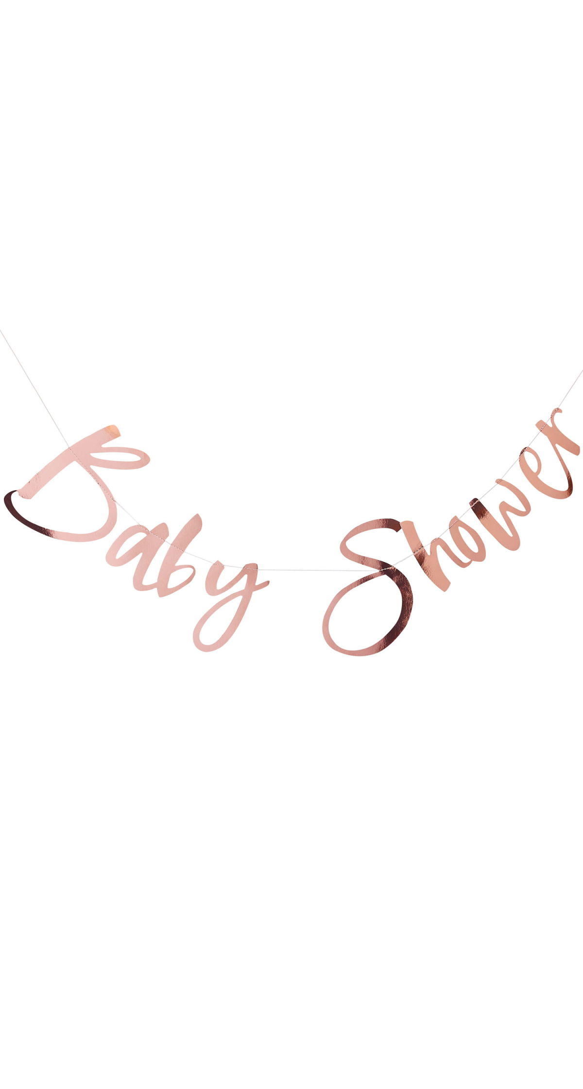 Rose Gold Baby Shower Bunting - 1.5m