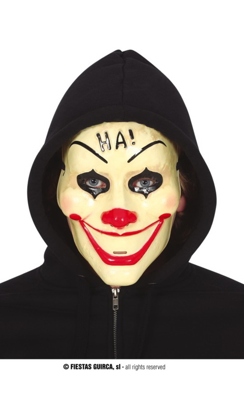 Purge Clown Mask "HA!" - Adult One Size