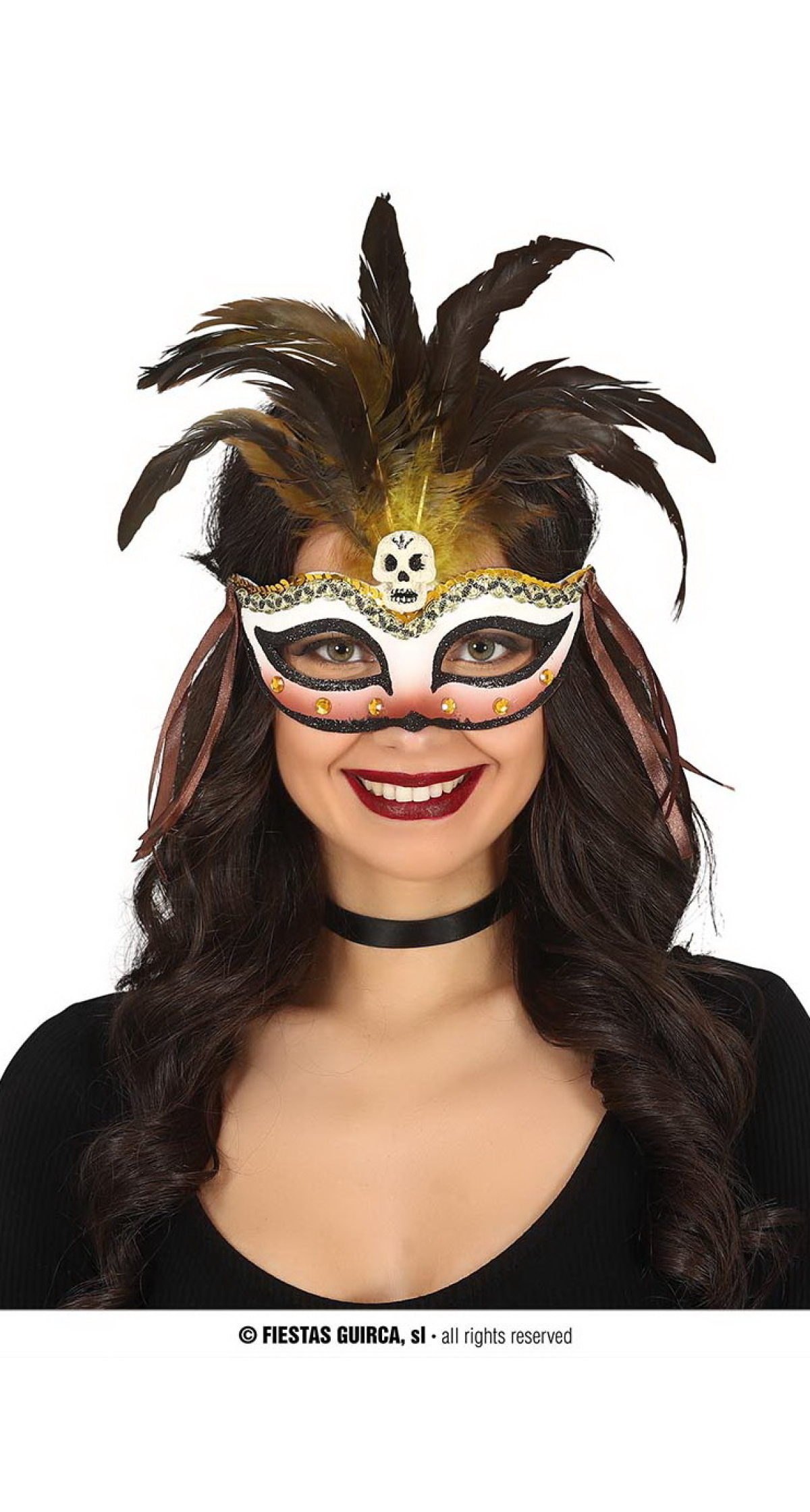 Voodoo Mask With Feathers