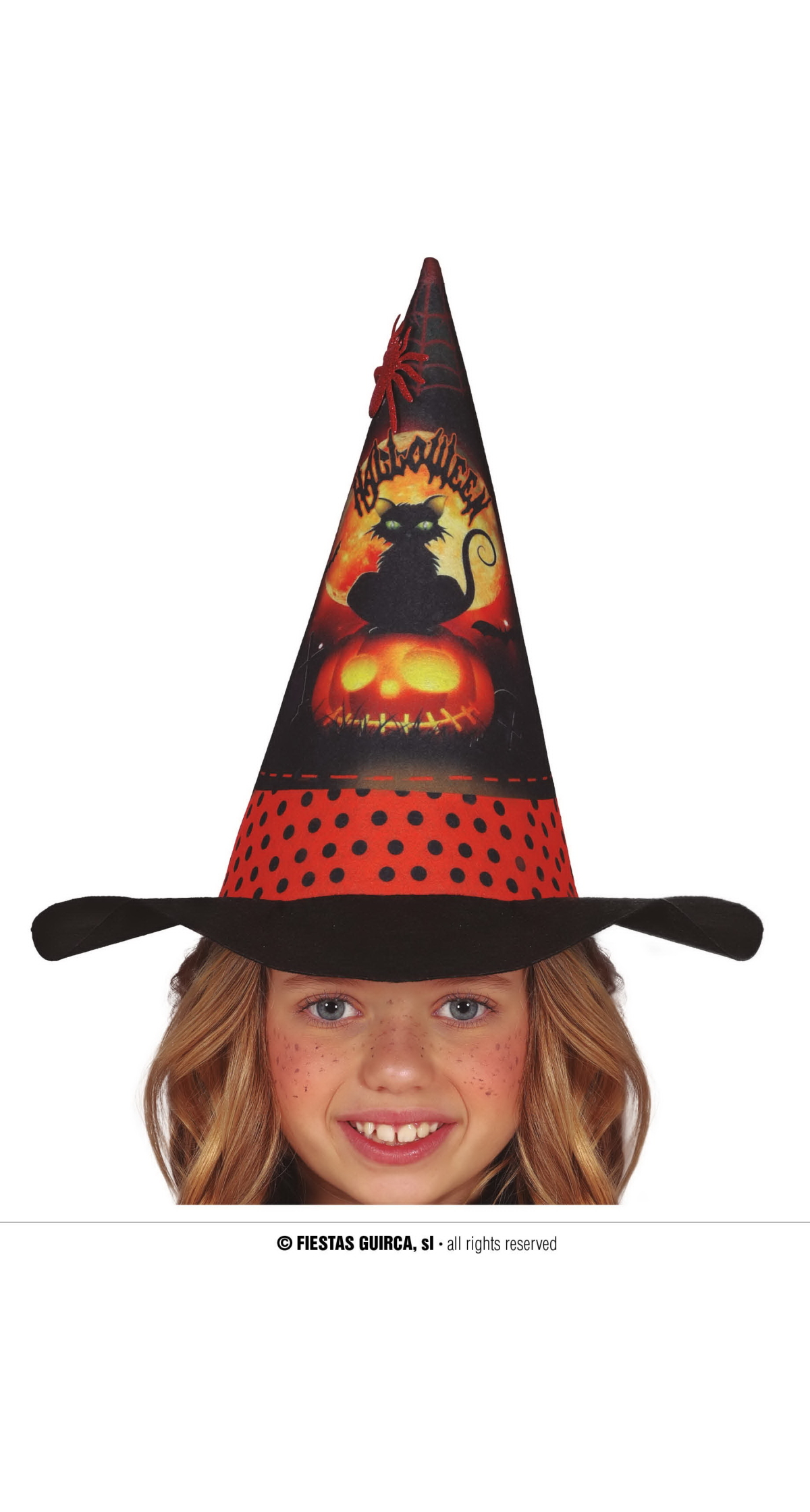 Orange Witch Hat - Child One Size