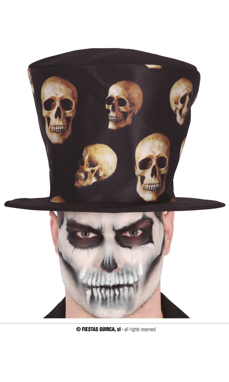 Skulls Top Hat - Adult One Size