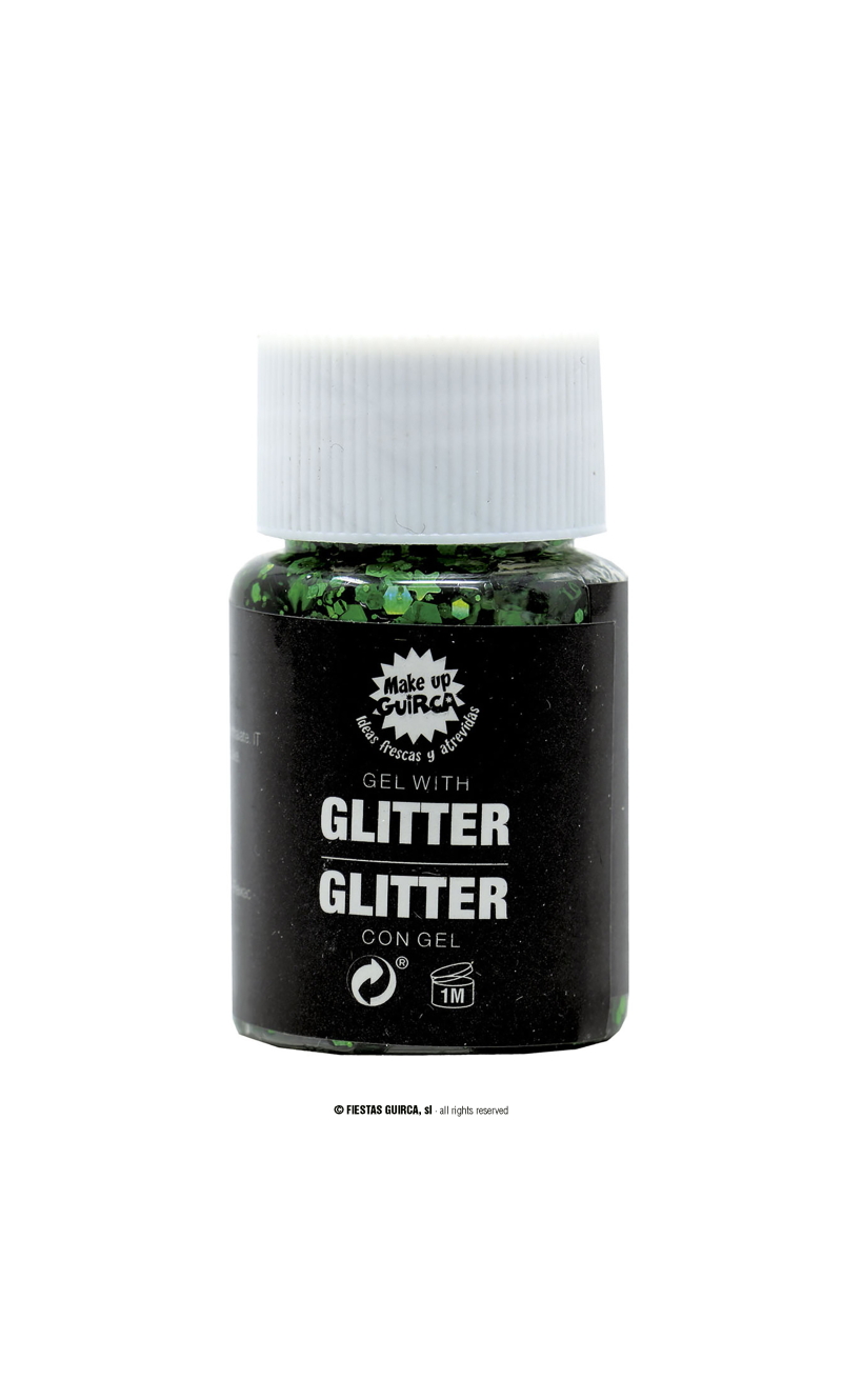 Pot Glitter Gel Dark Green - 20g