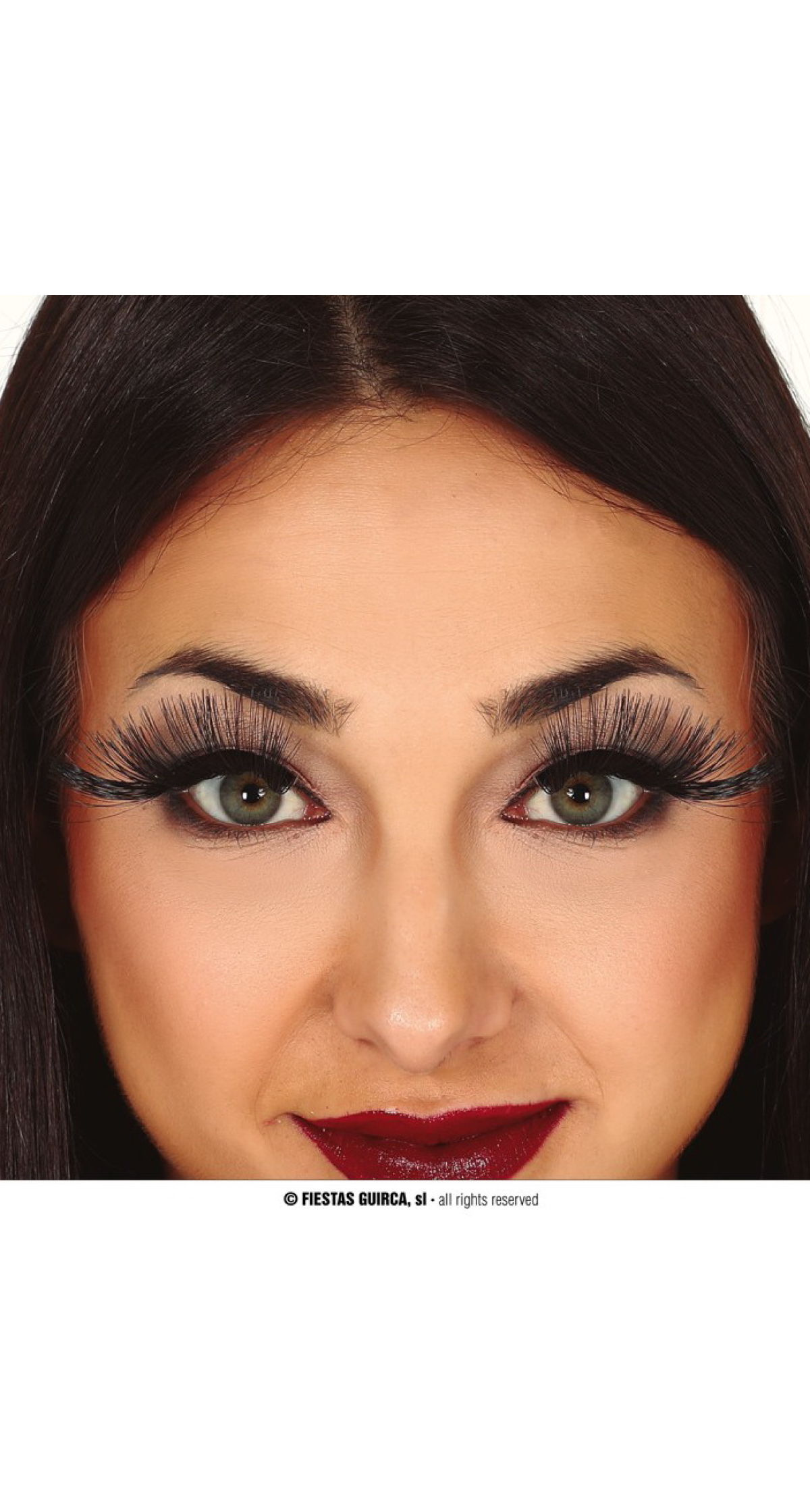 Black Long Eyelashes with Glue