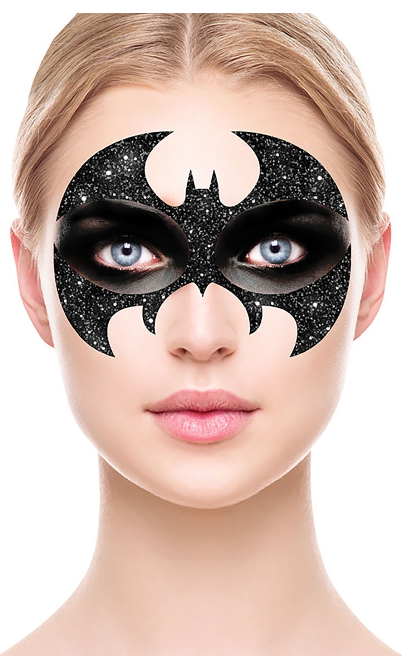 Bat Glitter Face - 20x20cm 