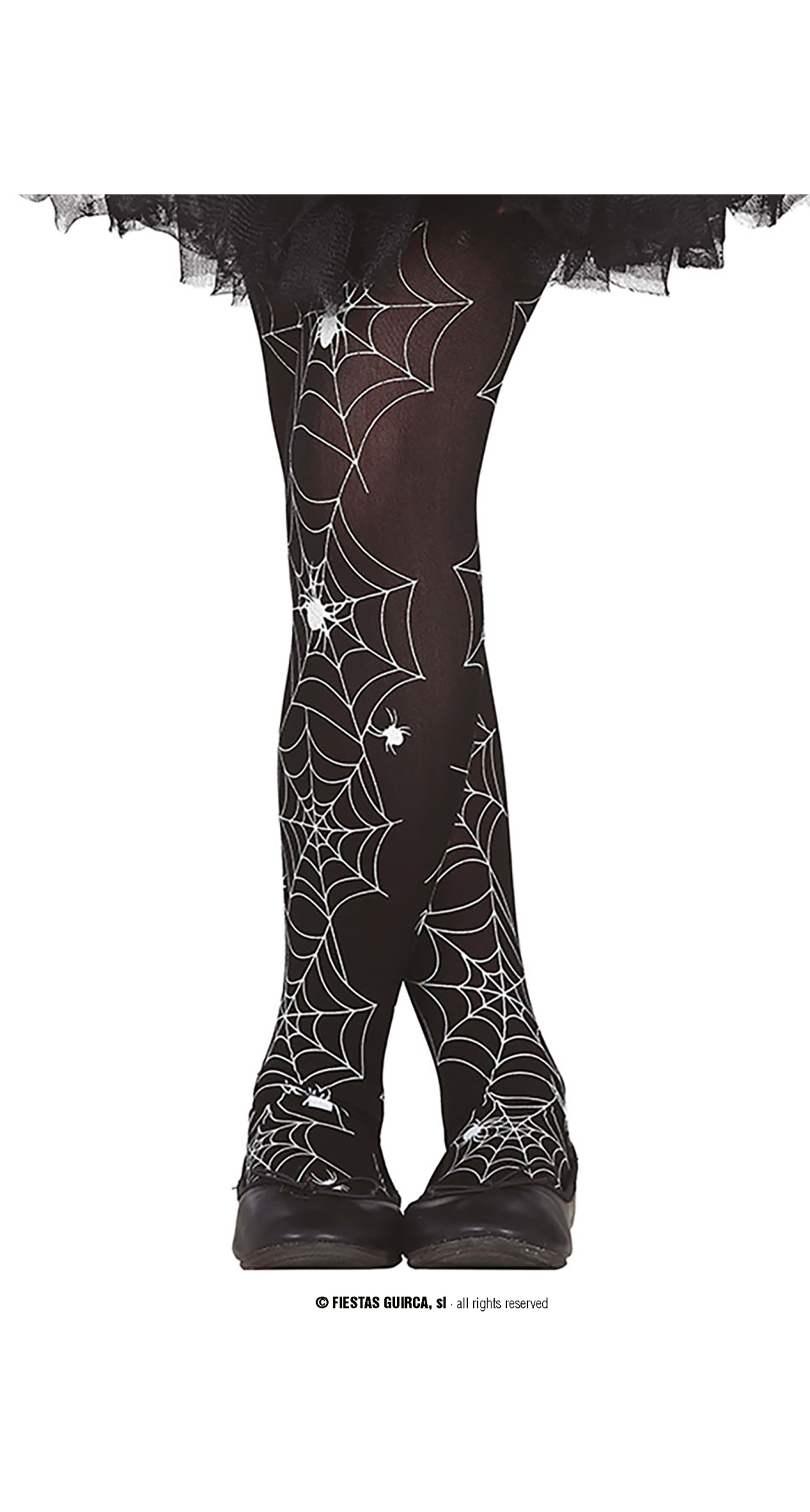 Spider Web Tights - Age 3 to 6 Years