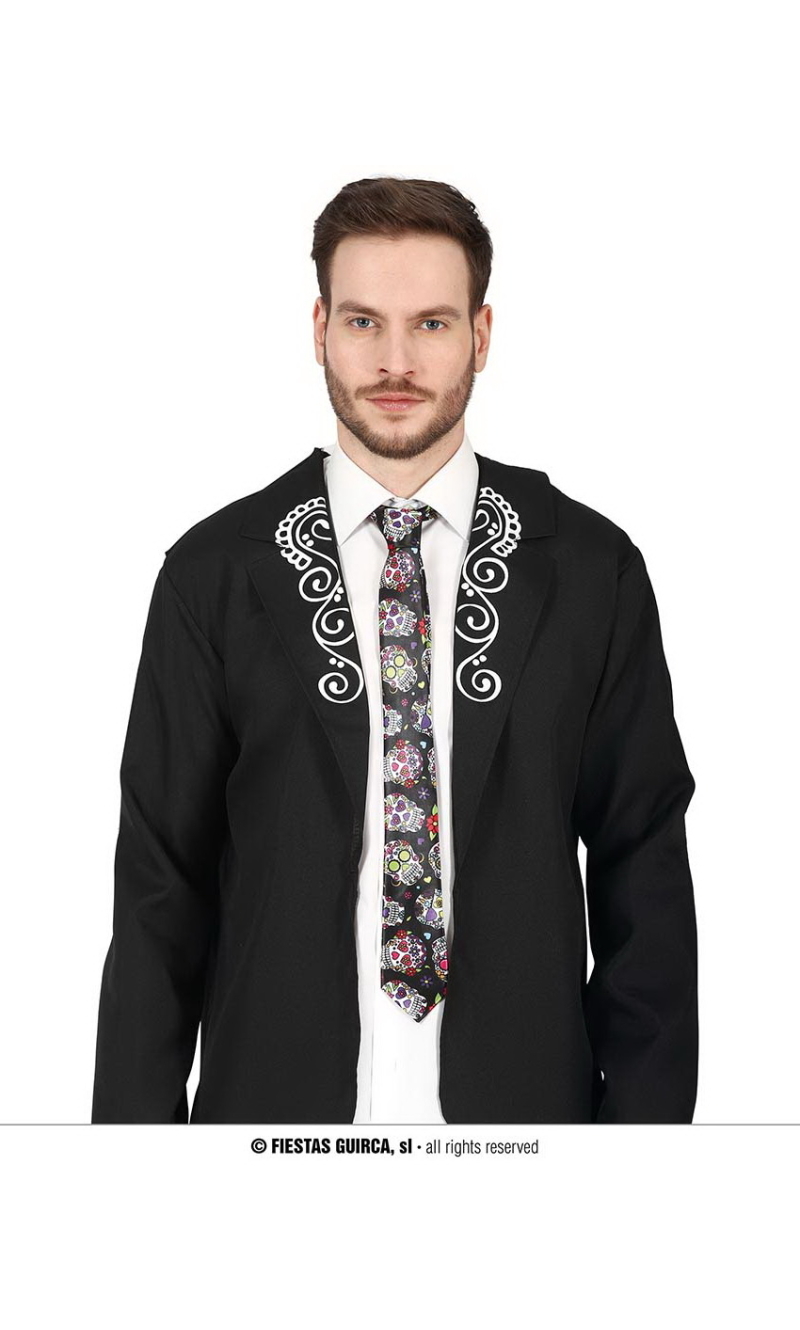 Mexican Skull Tie