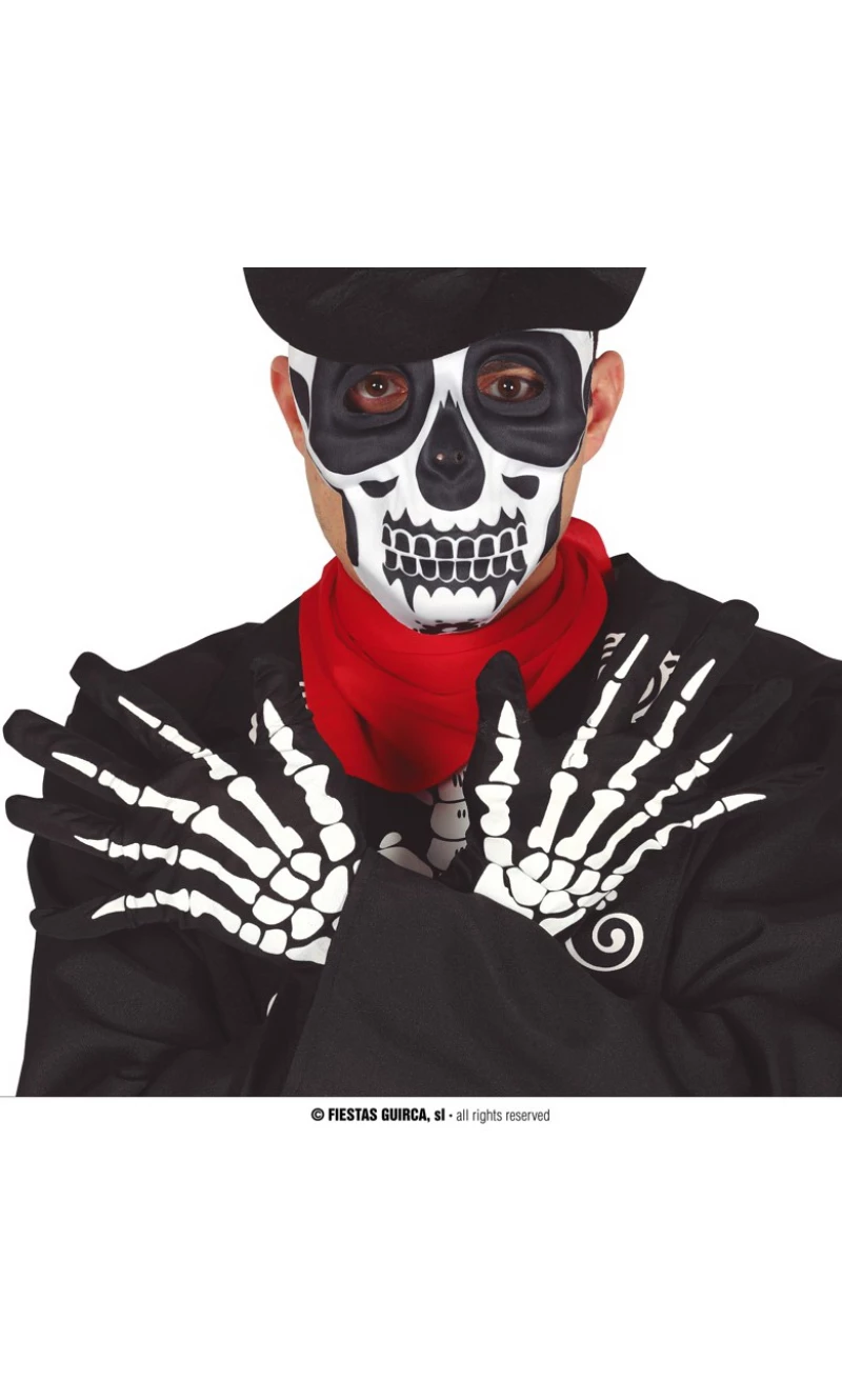 Pair of Skeleton Gloves