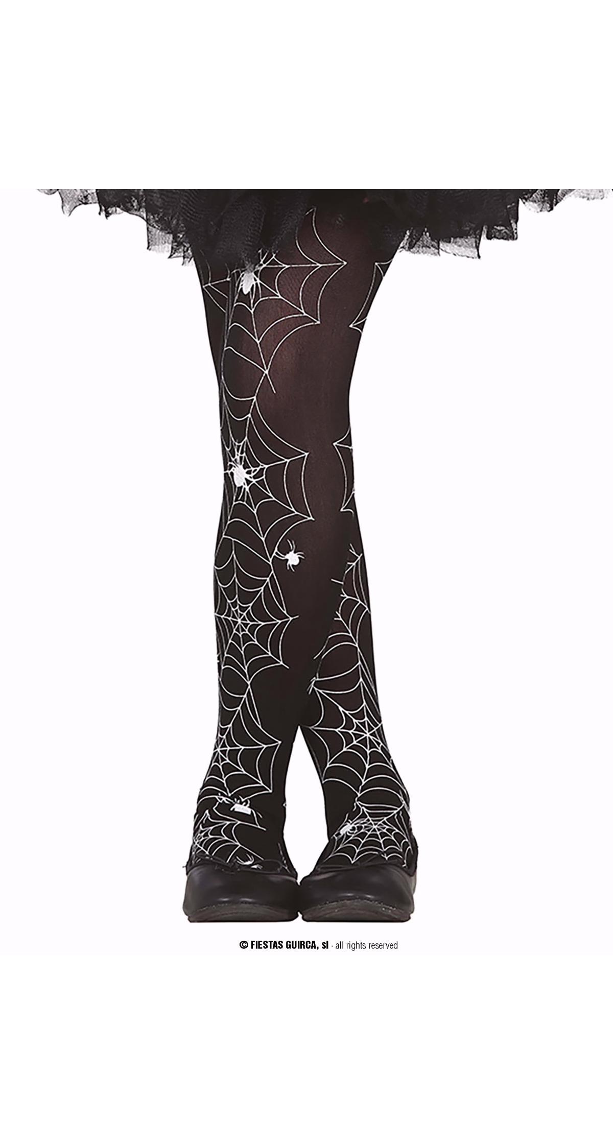 Spider Web Tights - Age 7 to 12 Years