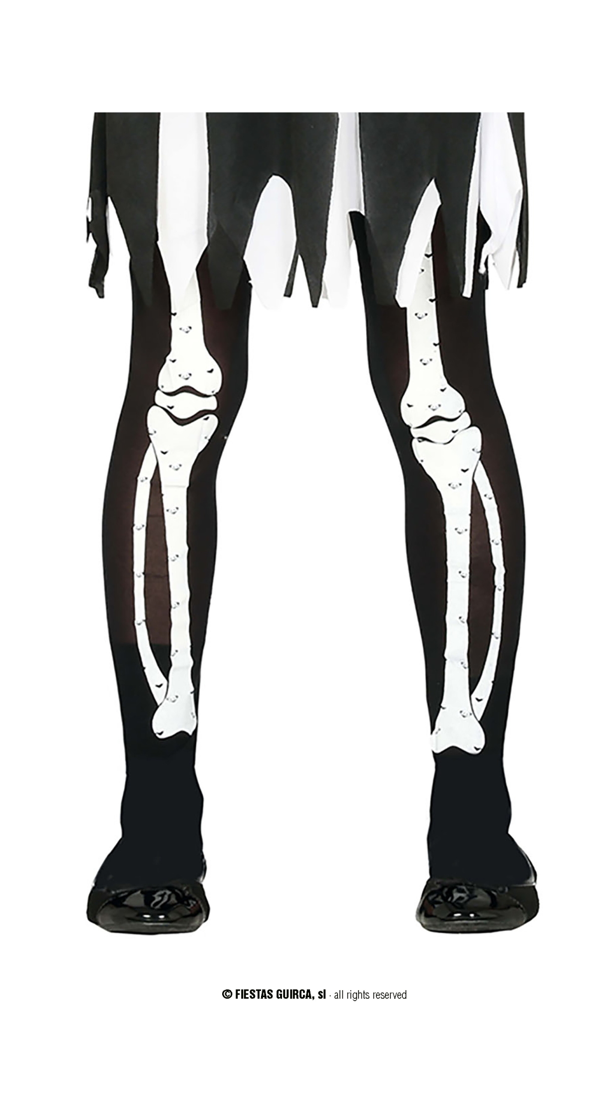 Skeleton Tights - Age 7 to 12 Years