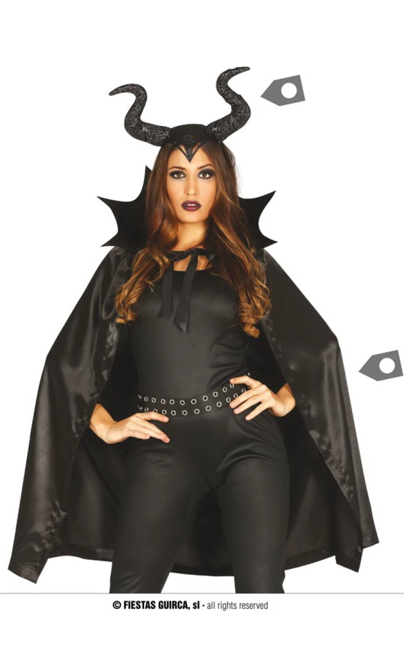 She Devil Set - Horns And Cloack 100cm