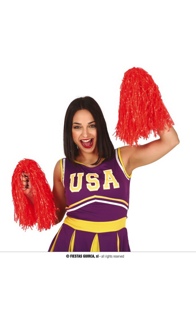 Pair Pom Pom Red -  80gr