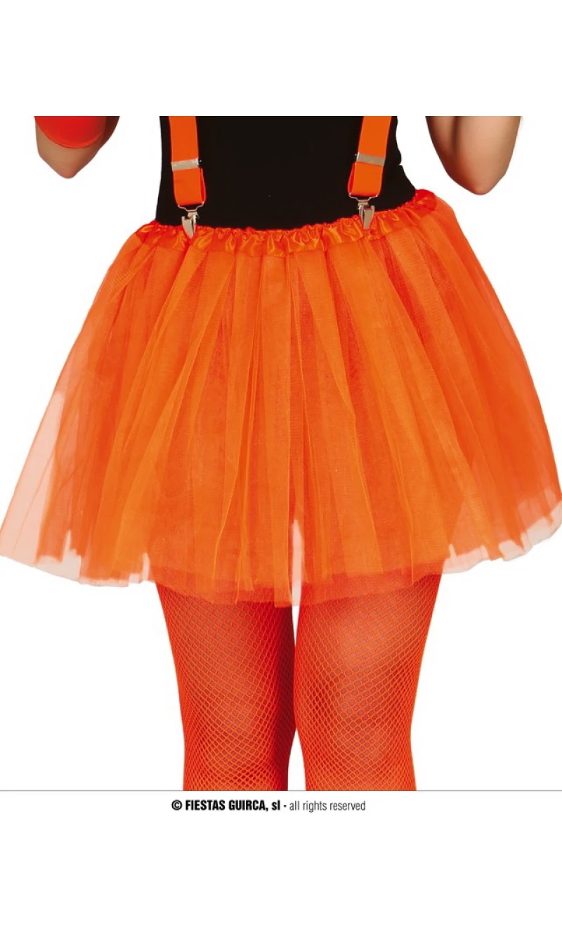 Neon Orange Tutu - Adult One Size