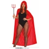 Red Velvet Cape With Hood 130cm