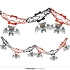 Halloween Cuty Bat Garland 15 x 200xm