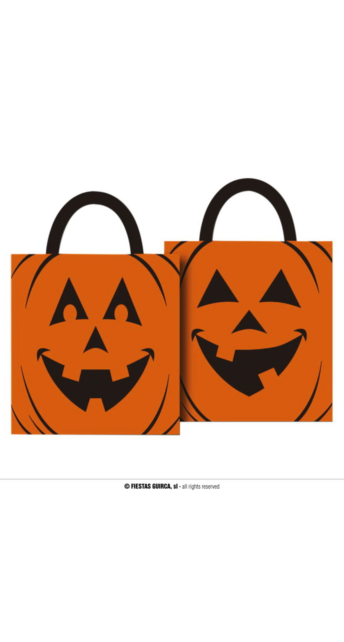Trick or Treat Pumpkin Bag (Assorted Designs) - 38cm x 35cm