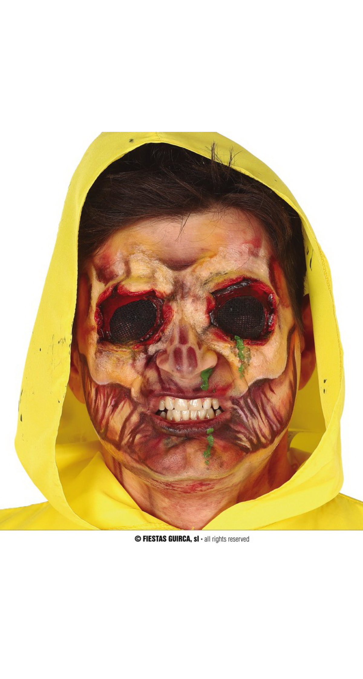 Latex Black Eye Scar With Adhesive