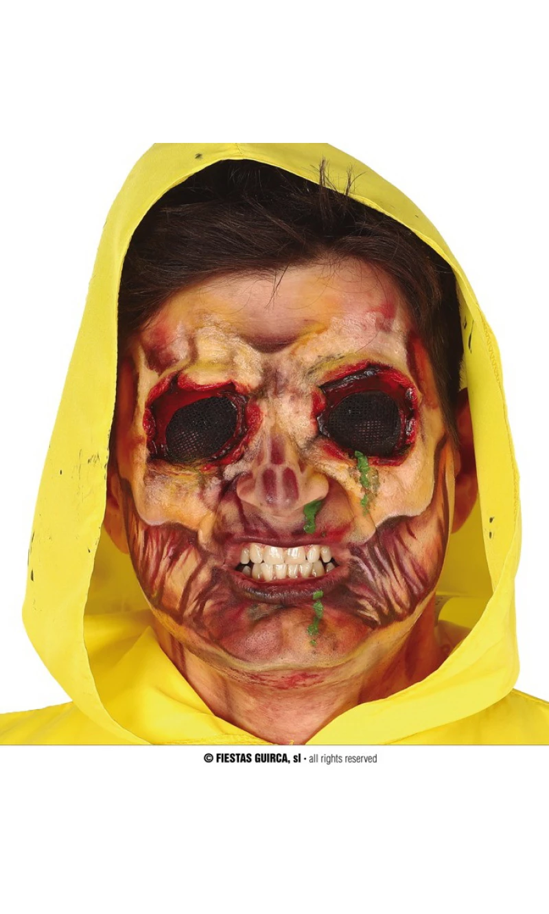 Latex Black Eye Scar With Adhesive 