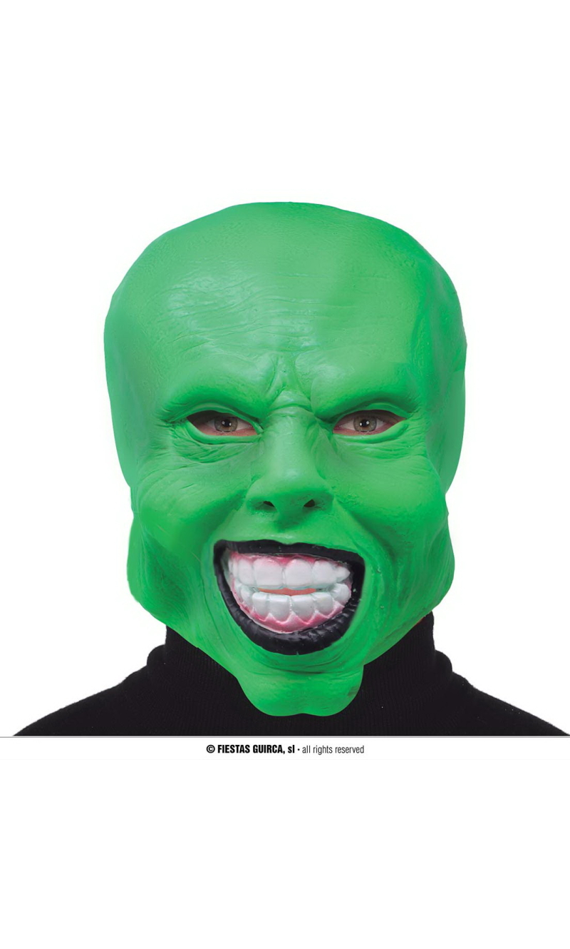 The Mask Villain Latex Mask - Adult One Size