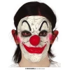 Latex Clown Half Mask - Adult One Size