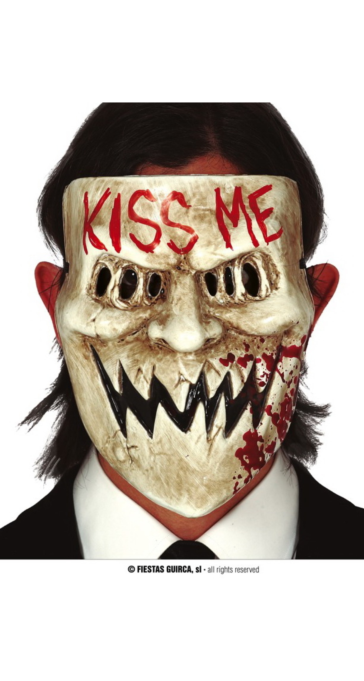 Kiss Me Purge Mask - Adult One Size