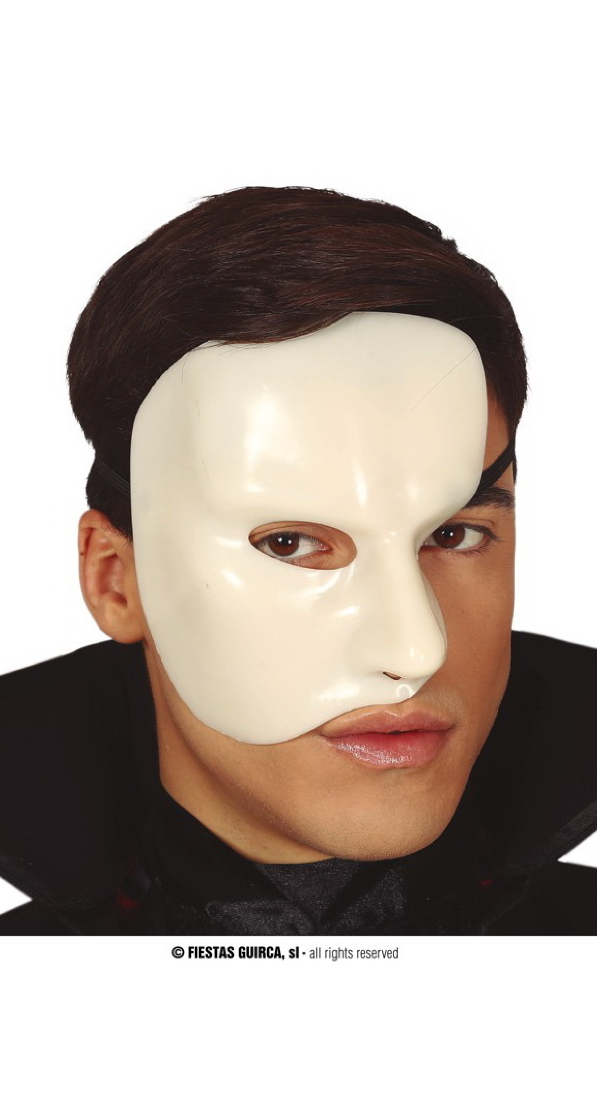 Half Ghost Mask - Adult One Size