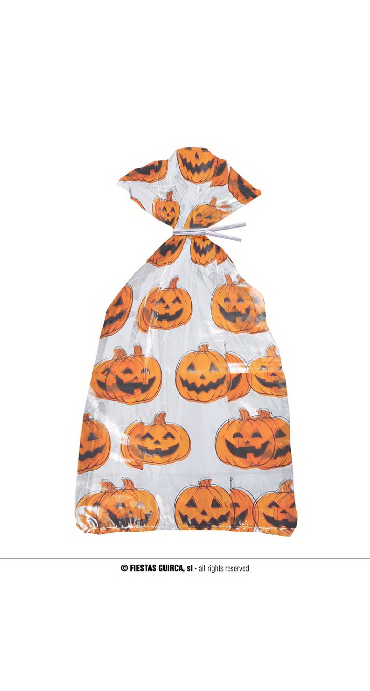 Pumpkin Candy Bags 28x13cm - 20pk