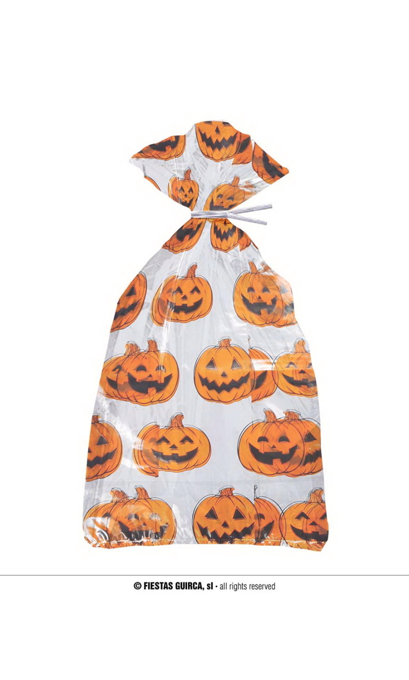 Pumpkin Candy Bags 28x13cm - 20pk