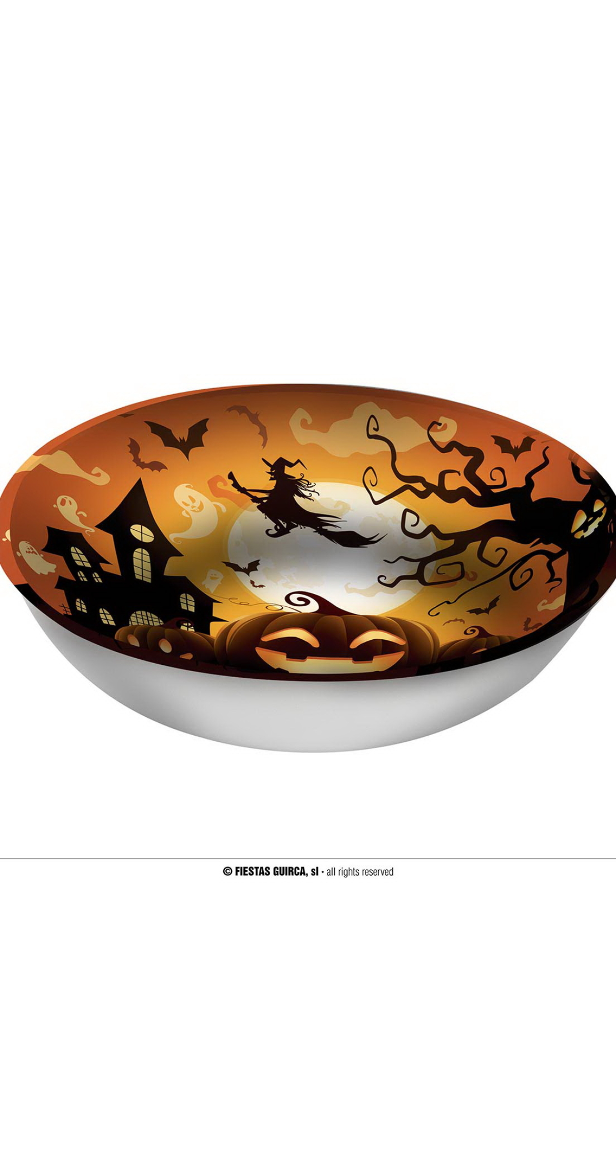 Halloween Pumpkin Bowl 27x9cm