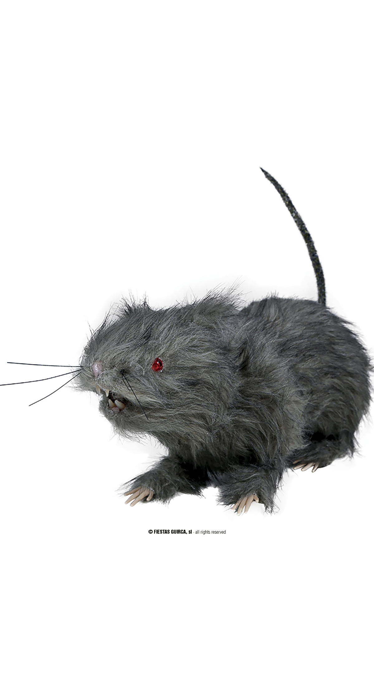 Halloween Decoration Prop Rat With Light 30cm