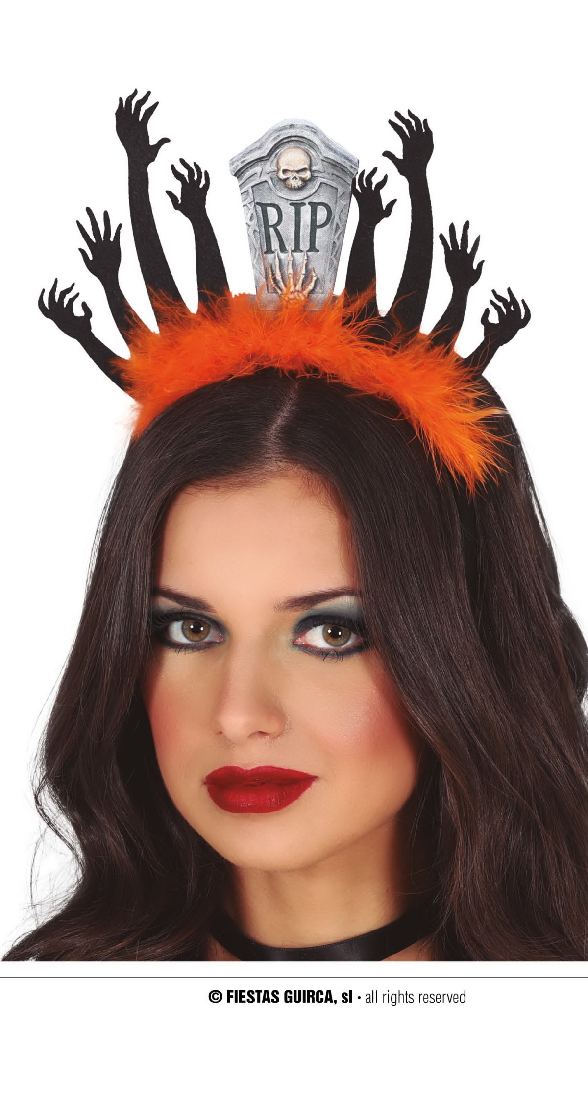 Halloween Zombie Tombstone Headband