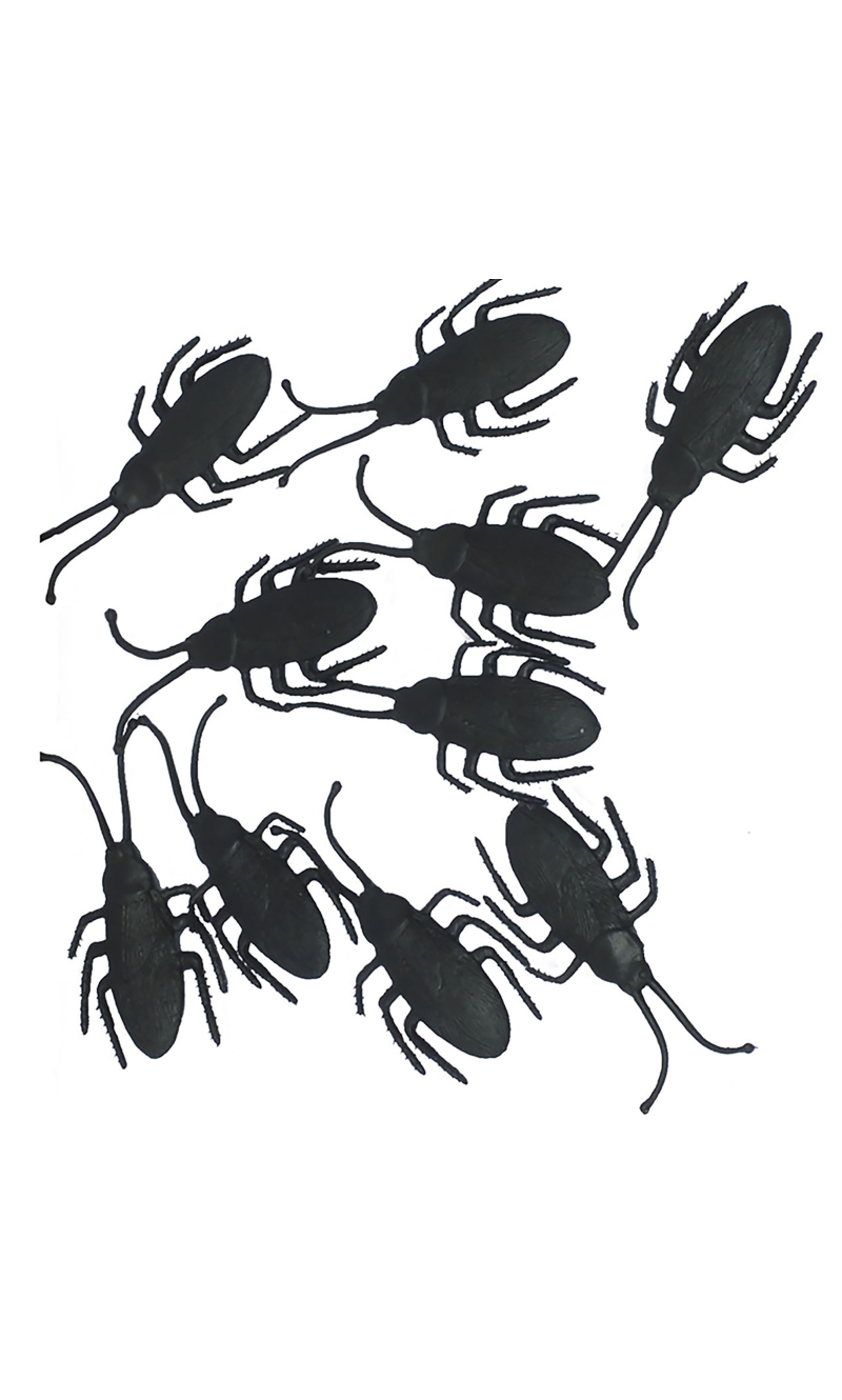 Halloween Beetles Decoration - 7cm - 10pk