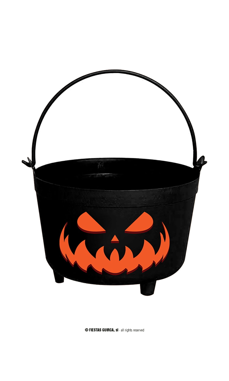 Pumpkin Cauldron - 24x23x15cm