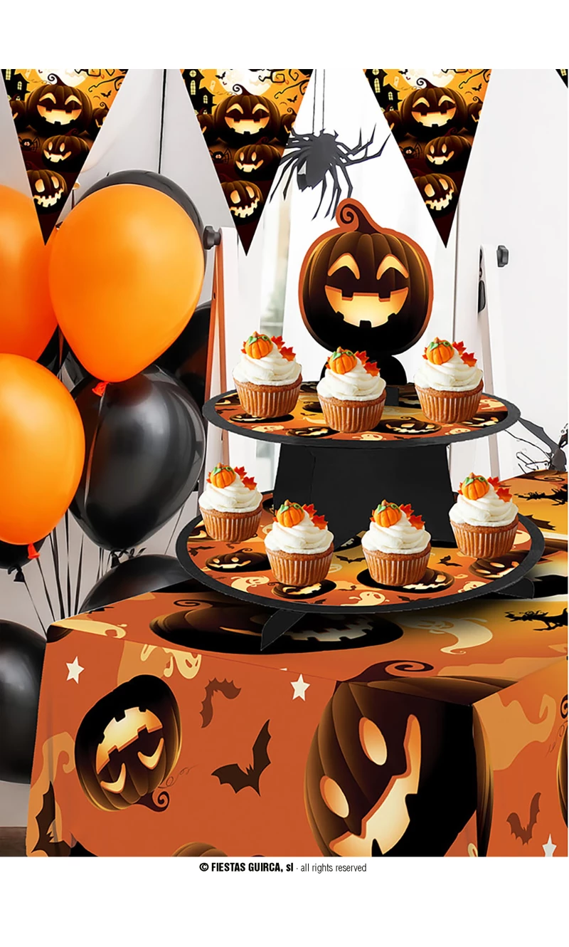 Halloween Pumpkin Cupcake Stand (3 Tier) - 36x28cm