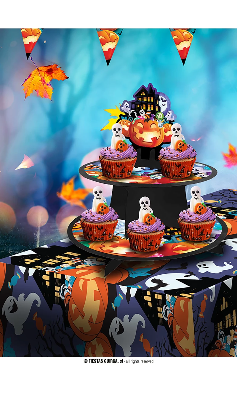 Halloween Cupcake Stand (3 Tier) - 36x28cm