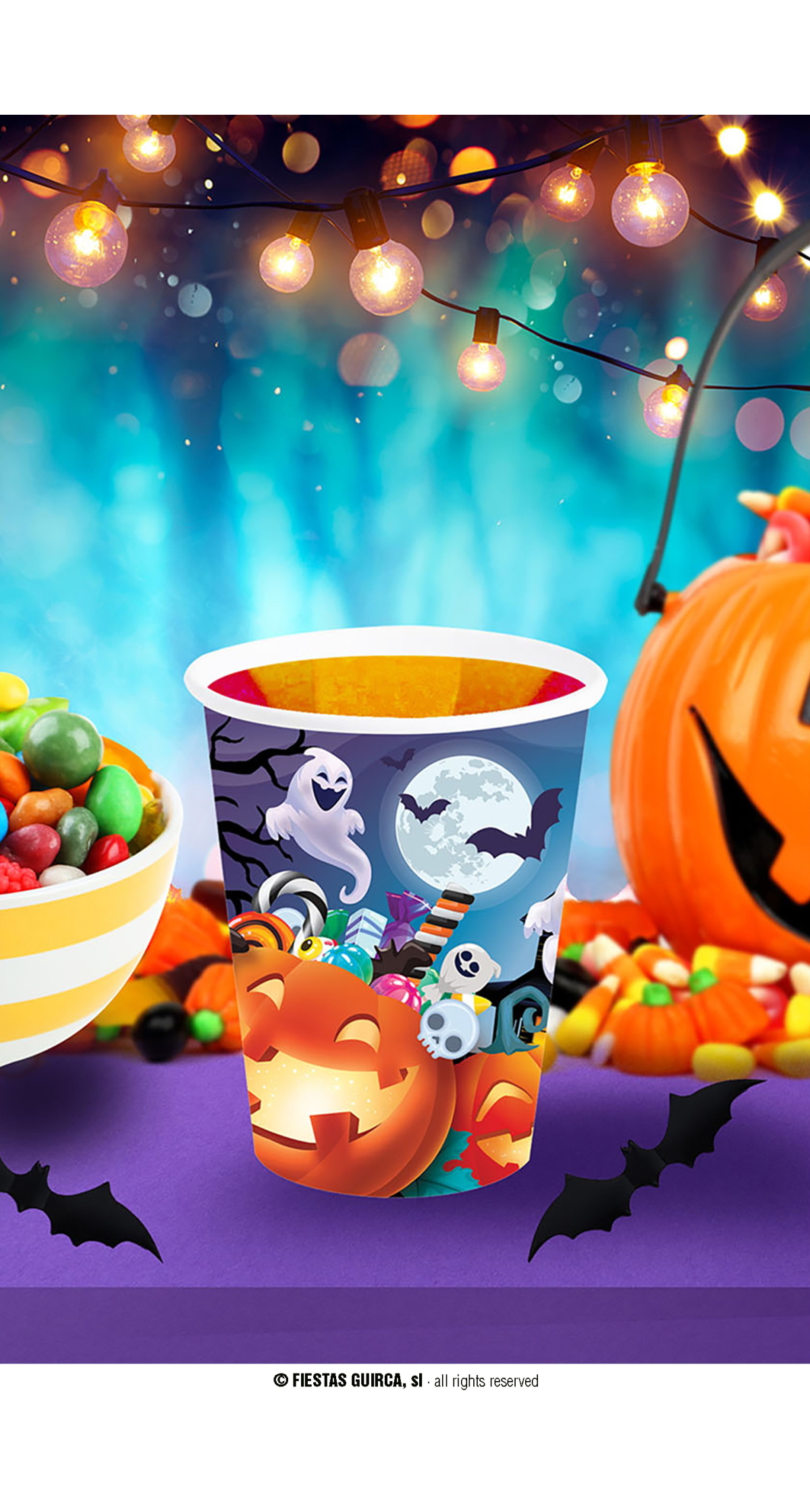 Halloween Pumpkin Cups 240ml - 6pk