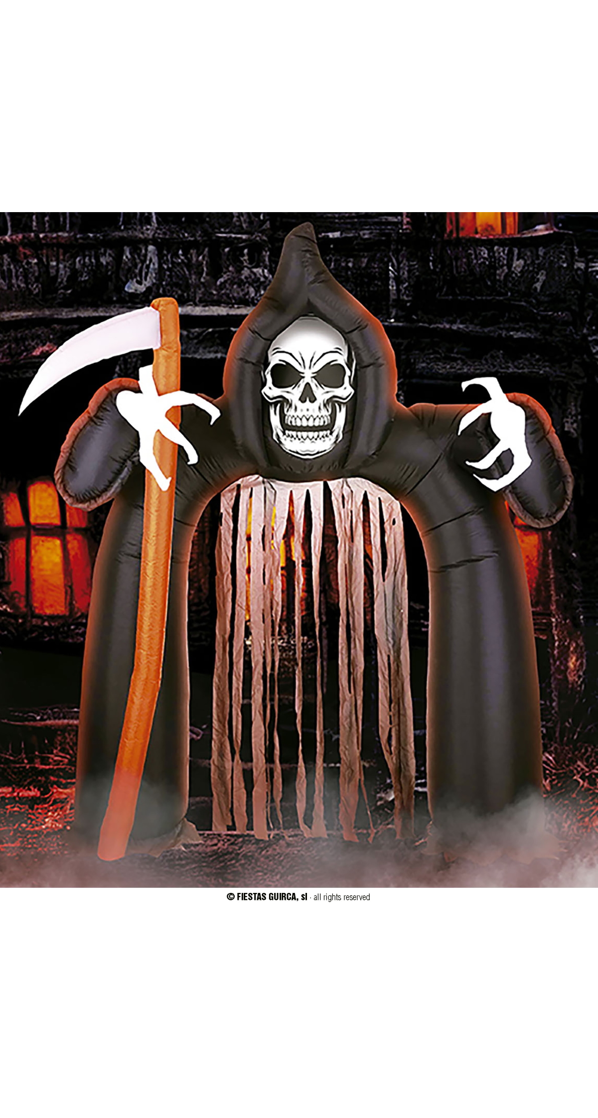 Giant Inflatable Death Arch With Curtain - 200x180cm