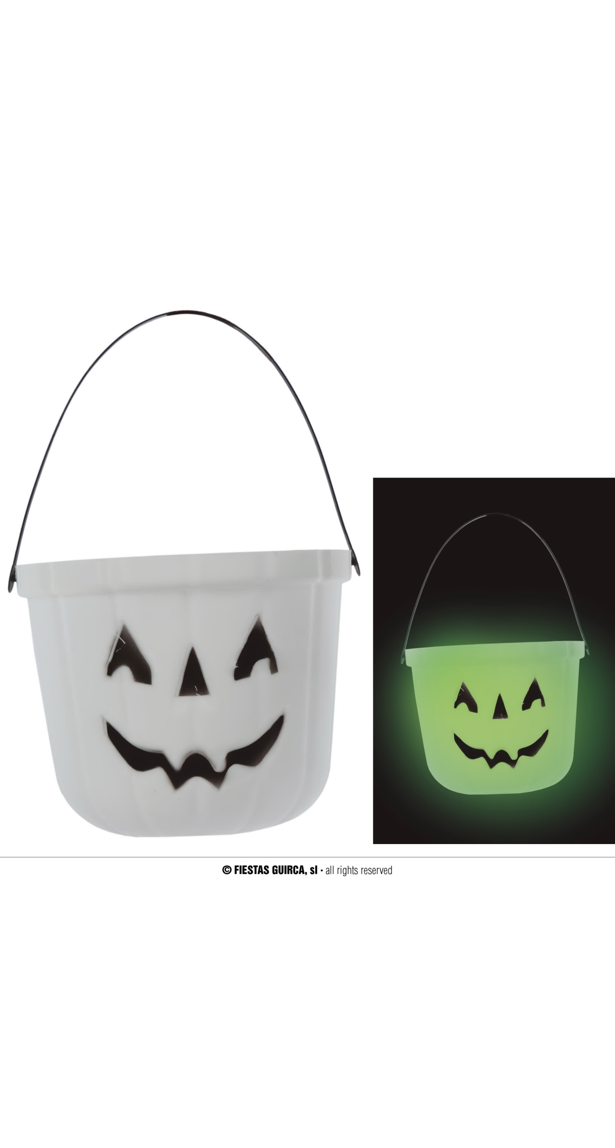 Glows In The Dark Pumpkin Bucket